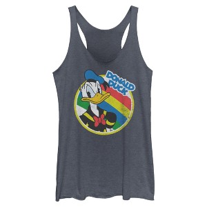 Womens Mickey & Friends Serious Donald Duck Racerback Tank - 1 of 4