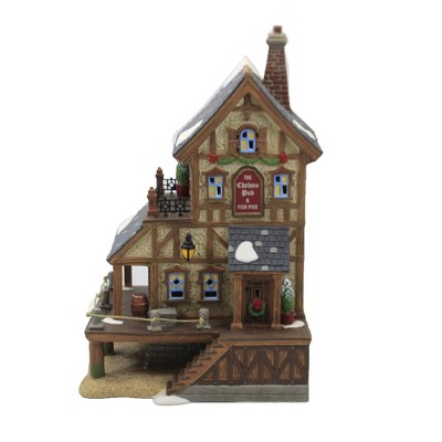Department 56 House 9.0" Chelsea On The Thames Pub Dicken's Village  -  Decorative Figurines