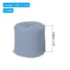 Unique Bargains DIY Crafts Party Gift Wrapping Fringe Chiffon Silk Ribbon 3 Rolls - 2 of 4