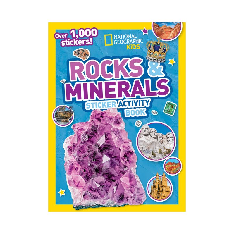 Rocks and Minerals Sticker Activity Book - by  National Geographic Kids (Paperback), 1 of 2
