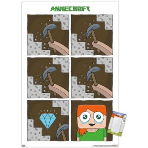 Trends International Minecraft - Simple Comic Alex Cry Unframed Wall Poster Prints - 1 of 4