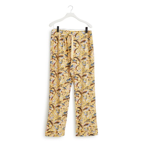 Women's Woven Wide Leg Pajama Pants - Colsie™ Black S : Target