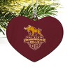 California State University Dominguez Hills Primary Logo Heart Love Wood Christmas Tree Holiday Ornament - 2 of 3