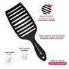 Milano Collection Professional Gentle Brush for Detangling Wigs, Toppers, and Natural Hair - 4 of 4