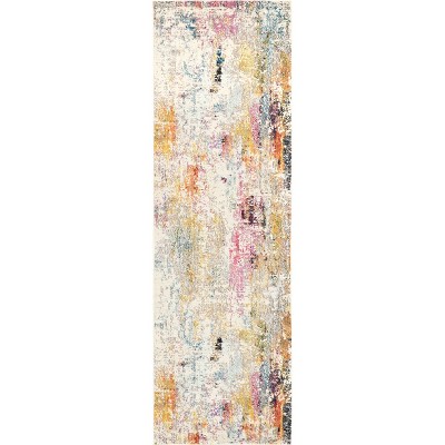 Nuloom Cezanne Colorful Abstract Area Rug, Runner 2' 6" x 8', Multicolor