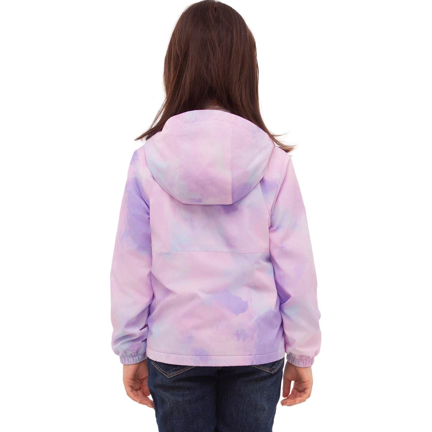Куртка Rokka&Rolla Ombré Windbreaker Fleece Lined Jacket-Purple, size 8 для девочек, цвет: Фиолетовый — фото 2