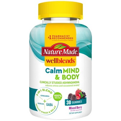 Nature Made Wellblends Calm Mind And Body Gummies - 38ct