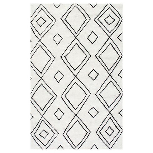 White Solid Tufted Area Rug 2 X3 Nuloom Target