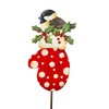 Round Top Collection 29.5 Inch Elegant Mittens Christmas Birds Yard Stakes Decorative Garden Stakes - 2 of 3