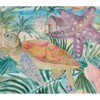 Saro Lifestyle Tropical Turtle Pillow - Poly Filled, 18" Square, Multi - 3 of 3