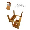 Step Stool, Bedside Step With Rectangle Top Wood Step Stool, Weight Capacity Up To 250 Pounds Kitchen, Bathroom, Bedroom - 4 of 4