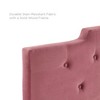Modway MOD-6186-DUS Juliet Tufted King/California King Performance Velvet Headboard, Dusty Rose - 4 of 4
