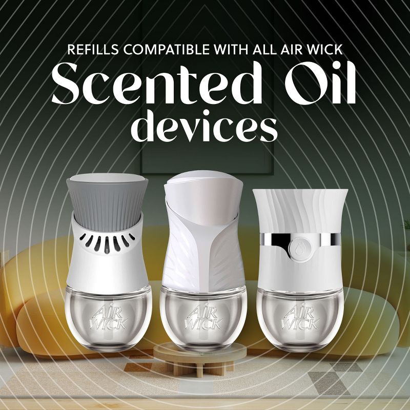 Air Wick Vibrant Scented Oil Air Freshener Refills Sweetgrass &#38; Sandalwood - 1.34 fl oz/2pk, 5 of 7