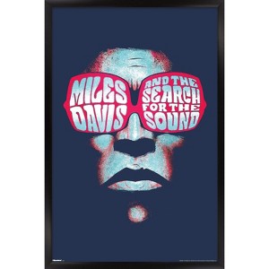 Trends International Miles Davis - Illustrated Face Framed Wall Poster Prints - 1 of 4