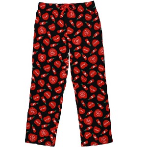 Seven Times Six Sriracha Pajamas Men's Spicy Conversation Hearts Lounge Sleep Pants - 1 of 4