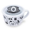 Silver Buffalo Disney The Nightmare Before Christmas Scary Citizens Ceramic Soup Mug With Lid - 2 of 4