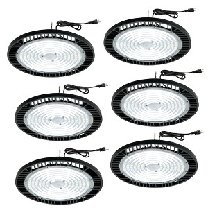 DAKAFUL UFO LED High Bay Light,11.6-15.7in Dimmable 240-400W/5000K/36000-60000LM LED Light,Industrial Lighting for Warehouse,Factory,Shop - 1 of 4