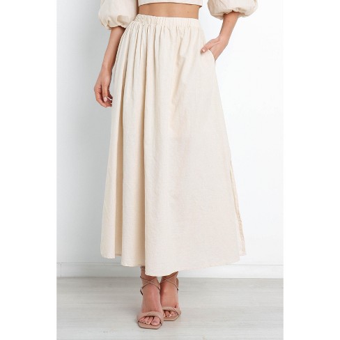 Beige shop skirt target