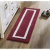 Hotel Bath Rug 100% Premium Cotton Tufted Two Tone Reversible Bathroom Rug, Soft & Water Absorbent, Machine Washable Bath Mat - 2 of 4
