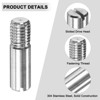 Unique Bargains 304 Stainless Steel Durable Multipurpose Precision Structure Mechanical Fasteners - 2 of 4