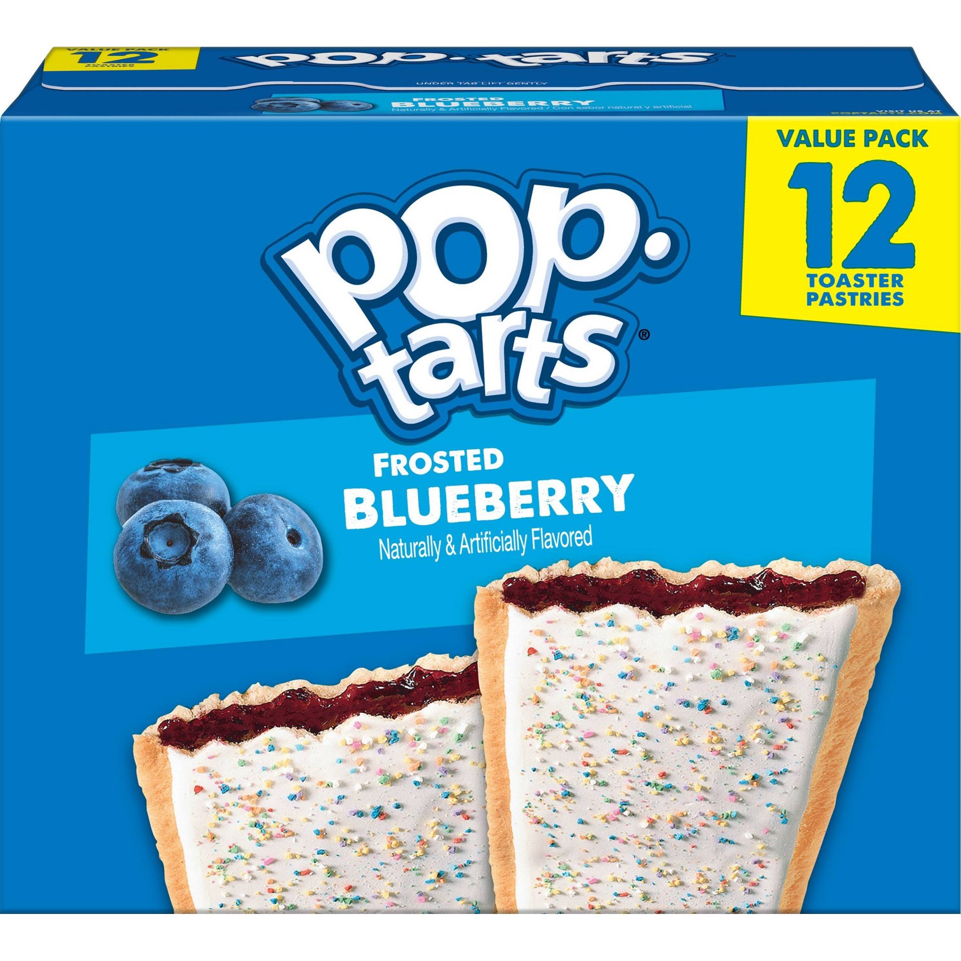 Pop-Tarts Frosted Blueberry Pastries - 12ct / 20.3oz