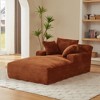 Dolonm 78.7" Oversized Corduroy Recliner, Modern Upholstered Sofa, Compressed Boneless Sofa bed,No Installation,for Living Room Bedroom - 4 of 4