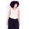 Avenue Women's Plus Size Wide Leg Crop Pant - 4 of 4