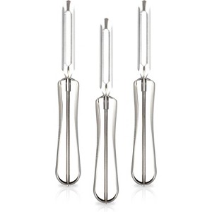 Linden Sweden Original Jonas Vegetable Peelers for Kitchen - Made In Sweden - Carrot Peeler - Dishwasher Safe Peelers  3-Pack - Stainless Steel - 1 of 4