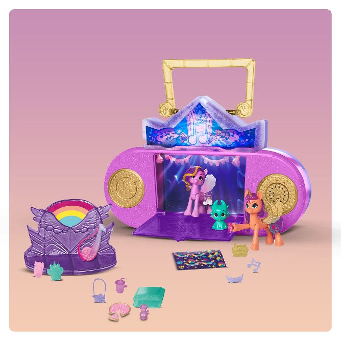  My Little Pony: A New Generation Movie Royal Gala Collection  Toy for Kids - 9 Pony Figures, 13 Accessories, Poster ( Exclusive) :  Toys & Games