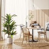 Tree City 4 Ft Artificial Dracaena Tree in White Planter – Realistic Fake Yucca Plant for Home & Office Decor - 2 of 4