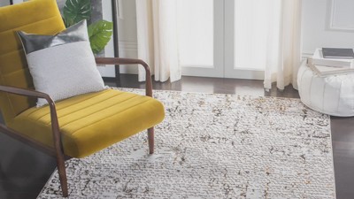 Charcoal Synthetic 2' x 8' Hand-Knotted Runner Rug