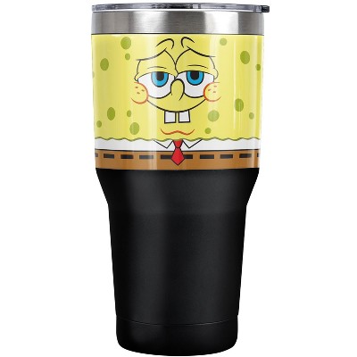 Spongebob Squarepants Confident Face Steel Tumbler 30oz Coffee Travel Mug
