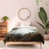 Deny Designs Twin/ Twin Extra Long Luke Gram Forest Layers Comforter and Pillow Sham Green - 3 of 4