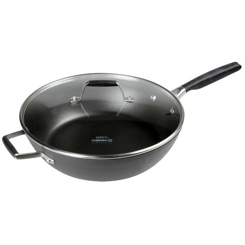 Select by Calphalon with AquaShield Nonstick 12 Jumbo Fry Pan with Lid