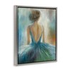 Stupell Industries Ballet Girl Figure Painting Floating Frame Canvas Art, Gray, 25" x 31" - 2 of 4