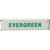 40' Refrigerated Sea Container "EverGreen" White "Transport Series" 1/50 Model by Diecast Masters - image 2 of 3