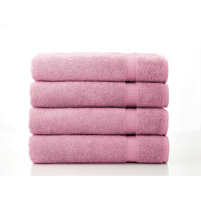 4pc Villa Bath Towel Set Rose - Royal Turkish Towel