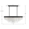 Crystorama Lighting Winham 8 - Light Chandelier in  Black Forged - 4 of 4