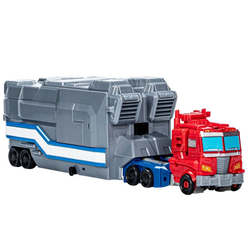 Transformers EarthSpark Optimus Prime Action Figure with Battle Base Trailer (Target Exclusive), 5 of 9