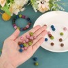 Unique Bargains Round Disco Shiny DIY Bracelet Necklace Rhinestone Clay Beads 100 Pcs - 4 of 4