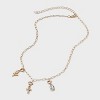 Build Your Own Cross and Rose Charm Necklace - Wild Fable™ Gold - 3 of 4
