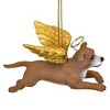 Design Toscano Honor the Pooch: Pit Bull Holiday Dog Angel Ornament - 4 of 4