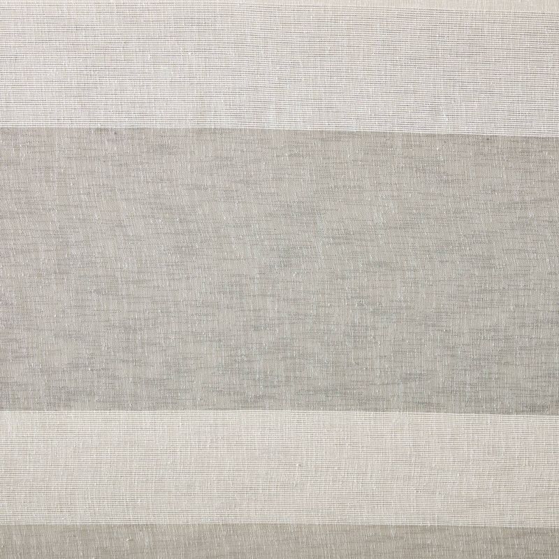Jacey Woven Striped Sheer Window Panel, 6 of 9