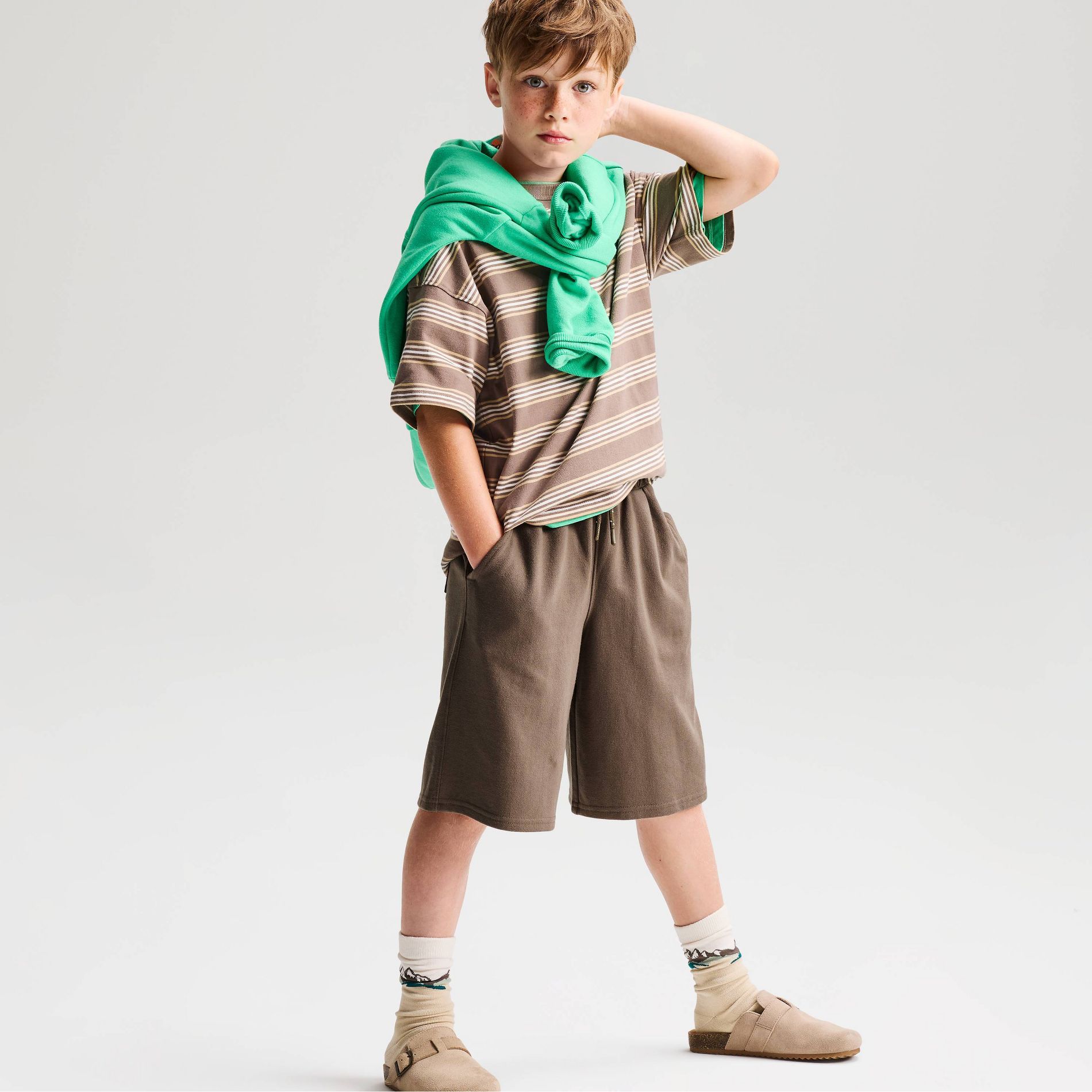 Boys' 'Below The Knee' French Terry Shorts - Cat & Jack™