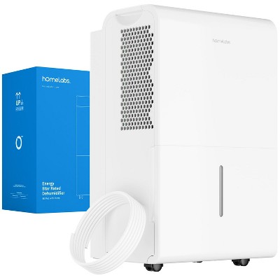 hOmeLabs 50 Pint Wi-Fi Dehumidifier with Pump for up to 7,000 Sq Ft (MAX 120 Pint at 95°F, 90% RH)