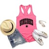 Simply Sage Market Women's Sunkissed Varsity Sun Graphic Racerback Tank - 2 of 2