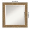 Amanti Art Filigree Beveled Framed Bathroom Vanity Wall Mirror - 3 of 4