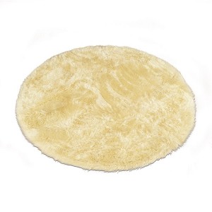 Walk on Me Faux Fur Super Soft Rug Tufted With Non-slip Backing Area Rug - 1 of 4