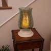 Pacific Accents Alexandria Mercury 13.5'' Glass Hurricane With 3''x6'' Inch Flameless Wax Candle - 3 of 3