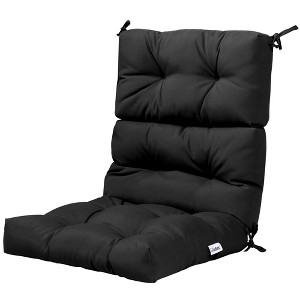 Costway 22'' x44''  Indoor Outdoor  Back Chair Cushion Tufted Pillow Patio Seating Pad Black\Beige\Brown - 1 of 4